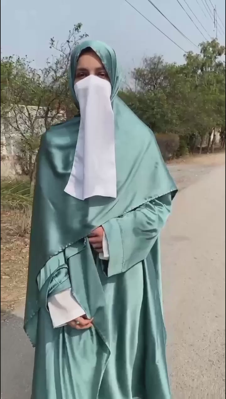 Silk abaya design 