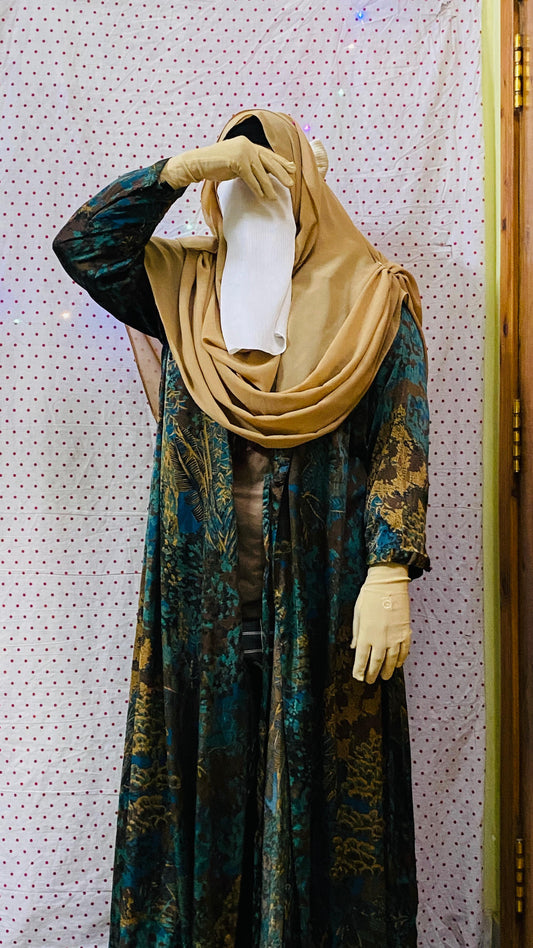 silk abaya design