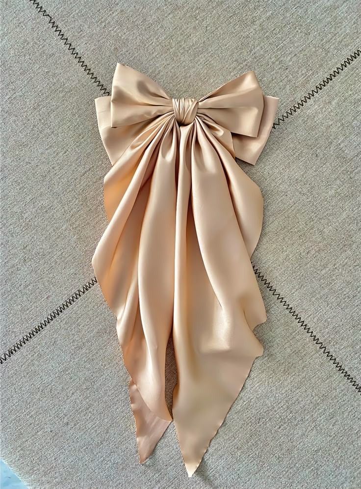 silk hair bow abaya design