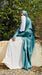 Silk double abaya design